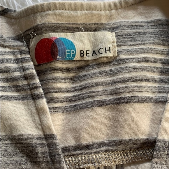 Copy- Free People Unisex FP Beach Boho Striped Kaftan Maxi Dress Coverup - Picture 3 of 7